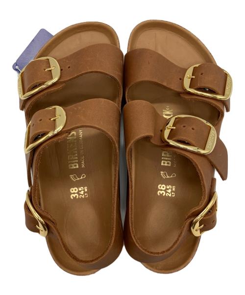 BIRKENSTOCK（ビルケンシュトック）BIRKENSTOCK (ビルケンシュトック) Milano Big Buckle ブラウン サイズ:38の古着・服飾アイテム