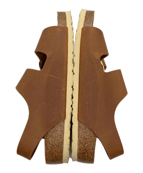 BIRKENSTOCK（ビルケンシュトック）BIRKENSTOCK (ビルケンシュトック) Milano Big Buckle ブラウン サイズ:38の古着・服飾アイテム