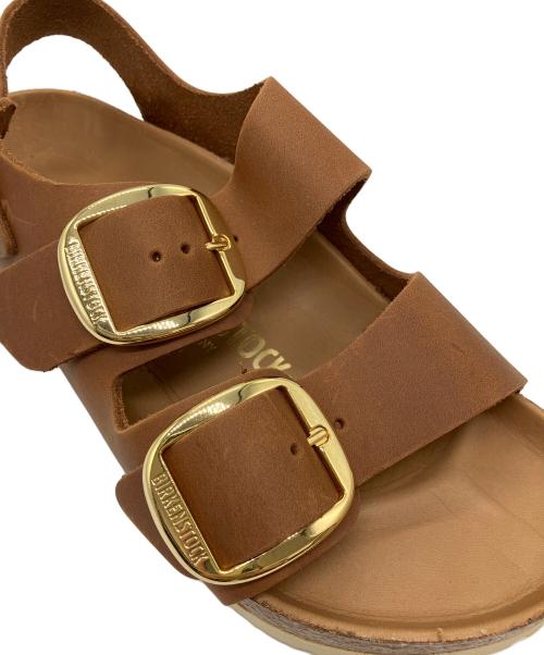 BIRKENSTOCK（ビルケンシュトック）BIRKENSTOCK (ビルケンシュトック) Milano Big Buckle ブラウン サイズ:38の古着・服飾アイテム