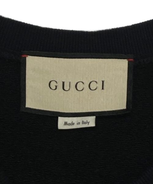 GUCCI（グッチ）GUCCI (グッチ) シェリーラインスタームーンスウェット ブラック サイズ:Sの古着・服飾アイテム