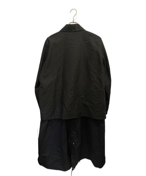 sacai（サカイ）sacai (サカイ) WTAPS (ダブルタップス) COTTON BACK SATIN COAT ブラック サイズ:2の古着・服飾アイテム
