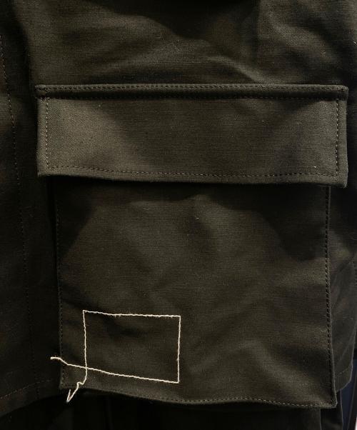 sacai（サカイ）sacai (サカイ) WTAPS (ダブルタップス) COTTON BACK SATIN COAT ブラック サイズ:2の古着・服飾アイテム