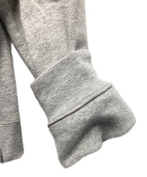Saint Laurent Paris（サンローランパリ）Saint Laurent Paris (サンローランパリ) ロゴ刺繍プルオーバーパーカー グレー サイズ:Lの古着・服飾アイテム