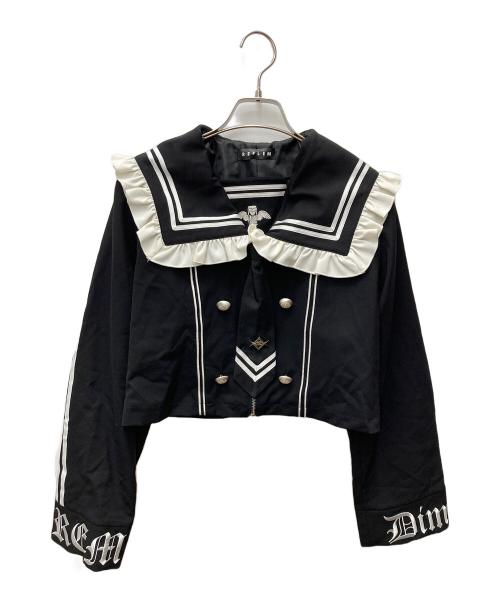 REFLEM（レフレム）REFLEM (レフレム) 刺繍セーラーセットアップ ブラック サイズ:Free 未使用品の古着・服飾アイテム