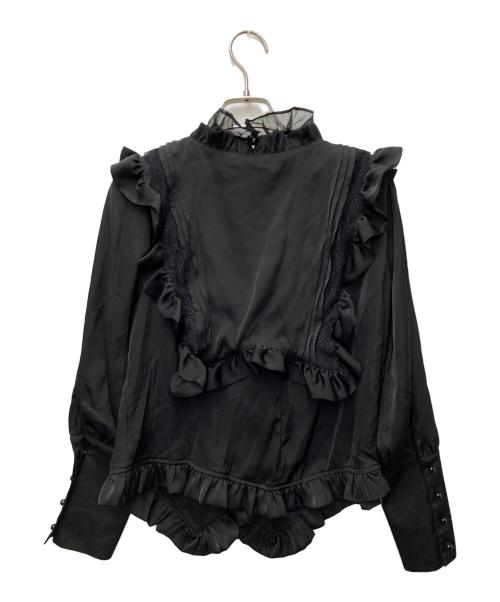 dim moire（ディムモアール）Dim Moire (ディムモアール) 夢幻ブラウス ブラック サイズ:Freeの古着・服飾アイテム