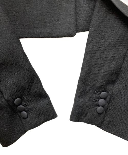 dim moire（ディムモアール）Dim Moire (ディムモアール) 腕章ショートジャケット ブラック サイズ:Freeの古着・服飾アイテム