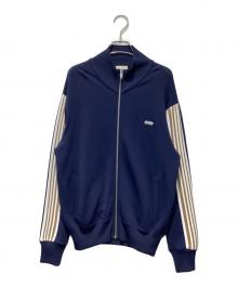 AUTRY（オートリー）の古着「Navy blue knit cardigan/ニットジャケット」｜ネイビー