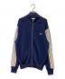 AUTRY（オートリー）の古着「Navy blue knit cardigan/ニットジャケット」｜ネイビー