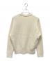 AMI PARIS (アミ パリス) ハートロゴクルーネックニット ホワイト サイズ:S：27000円