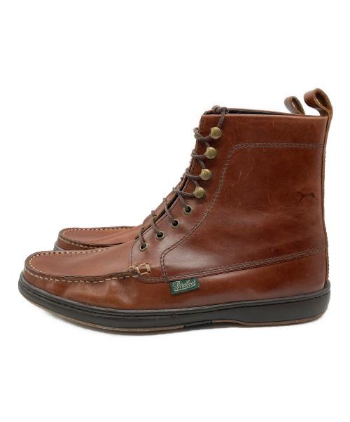 PARABOOT（パラブーツ）PARABOOT (パラブーツ) LACE UP LEATHER BOOT ブラウン サイズ:8の古着・服飾アイテム