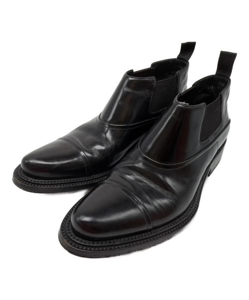 PRADA（プラダ）PRADA (プラダ) ストレートチップサイドゴアシューズ ブラック サイズ:5の古着・服飾アイテム