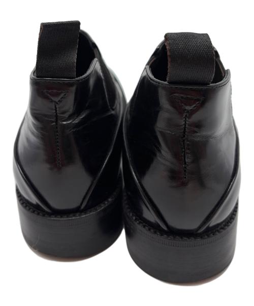 PRADA（プラダ）PRADA (プラダ) ストレートチップサイドゴアシューズ ブラック サイズ:5の古着・服飾アイテム