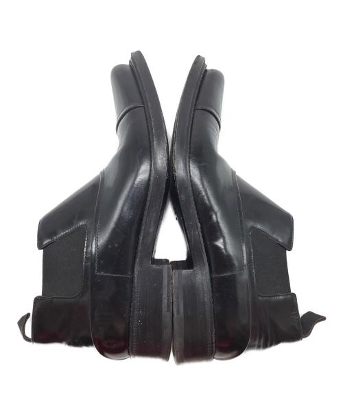 PRADA（プラダ）PRADA (プラダ) ストレートチップサイドゴアシューズ ブラック サイズ:5の古着・服飾アイテム