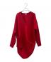 LOEWE（ロエベ）の古着「Draped Dress in Wool Blend（ウールブレンド ドレープドレス）」｜レッド