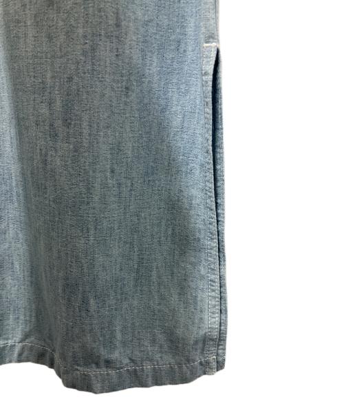 FENDI（フェンディ）FENDI (フェンディ) FFロゴ コットンシャツ ライトブルー サイズ:8の古着・服飾アイテム