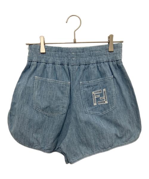 FENDI（フェンディ）FENDI (フェンディ) ショートパンツ ライトブルー サイズ:40の古着・服飾アイテム
