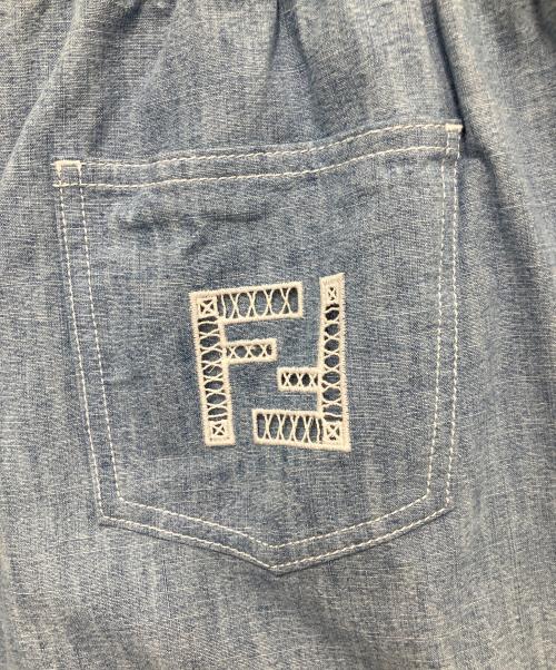 FENDI（フェンディ）FENDI (フェンディ) ショートパンツ ライトブルー サイズ:40の古着・服飾アイテム