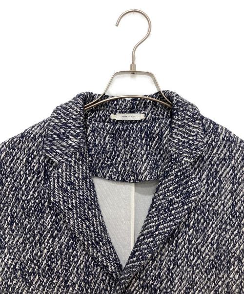 JIL SANDER（ジルサンダー）JIL SANDER (ジルサンダー) ツイードロングコート ネイビー サイズ:44の古着・服飾アイテム