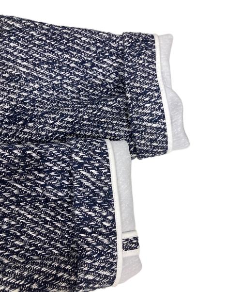JIL SANDER（ジルサンダー）JIL SANDER (ジルサンダー) ツイードロングコート ネイビー サイズ:44の古着・服飾アイテム
