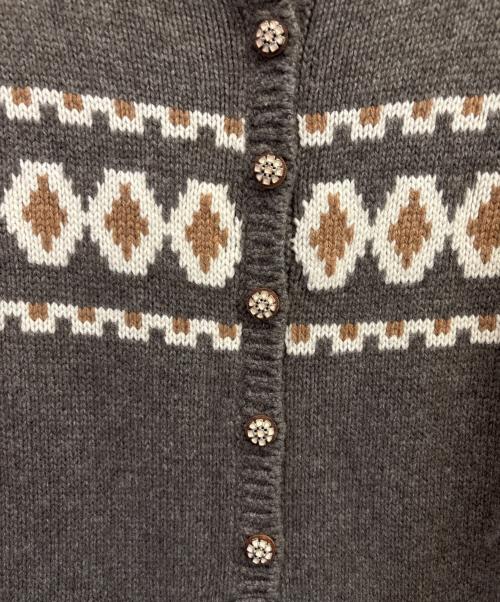 CHANEL（シャネル）CHANEL (シャネル) ニットワンピース グレー サイズ:40の古着・服飾アイテム
