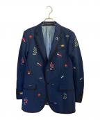 GUCCIグッチ）の古着「ナコ エンブロイダリー ジャケット」｜ネイビー