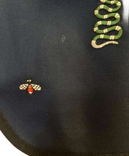 GUCCI（グッチ）GUCCI (グッチ) ナコ エンブロイダリー ジャケット ネイビー サイズ:46の古着・服飾アイテム