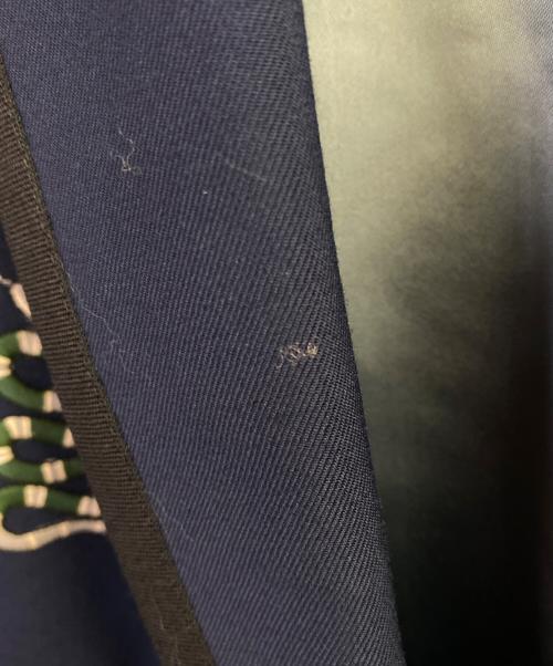 GUCCI（グッチ）GUCCI (グッチ) ナコ エンブロイダリー ジャケット ネイビー サイズ:46の古着・服飾アイテム