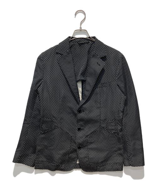 DOLCE & GABBANA（ドルチェ＆ガッバーナ）DOLCE & GABBANA (ドルチェ＆ガッバーナ) ドット4Bテーラードジャケット ブラック サイズ:48の古着・服飾アイテム