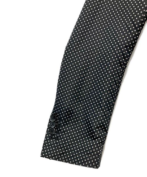 DOLCE & GABBANA（ドルチェ＆ガッバーナ）DOLCE & GABBANA (ドルチェ＆ガッバーナ) ドット4Bテーラードジャケット ブラック サイズ:48の古着・服飾アイテム