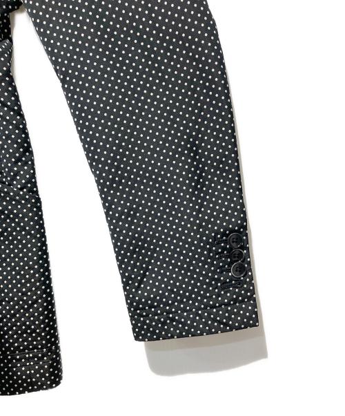 DOLCE & GABBANA（ドルチェ＆ガッバーナ）DOLCE & GABBANA (ドルチェ＆ガッバーナ) ドット4Bテーラードジャケット ブラック サイズ:48の古着・服飾アイテム