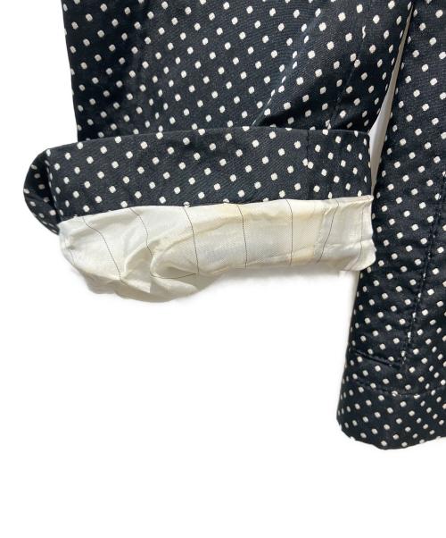 DOLCE & GABBANA（ドルチェ＆ガッバーナ）DOLCE & GABBANA (ドルチェ＆ガッバーナ) ドット4Bテーラードジャケット ブラック サイズ:48の古着・服飾アイテム