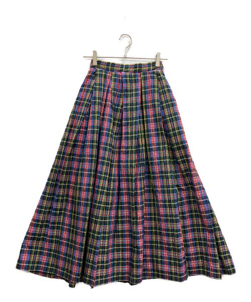 Ameri（アメリ）AMERI (アメリ) MEDI MANY WAY DEAR CHECK SET UP DRESS マルチカラー サイズ:Sの古着・服飾アイテム
