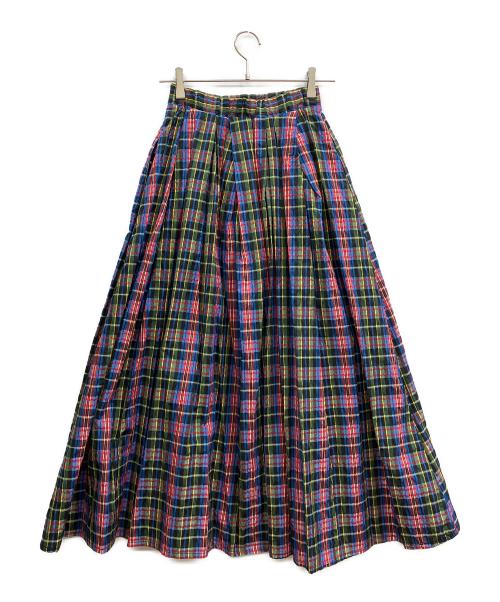 Ameri（アメリ）AMERI (アメリ) MEDI MANY WAY DEAR CHECK SET UP DRESS マルチカラー サイズ:Sの古着・服飾アイテム