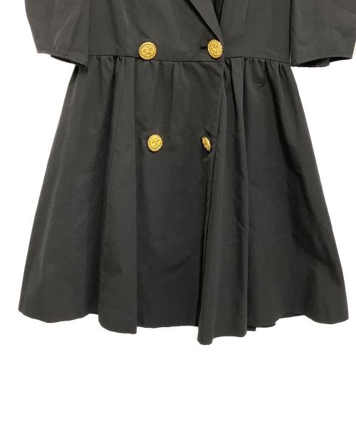 OBLI（オブリ）OBLI (オブリ) ジャケットパワーショルダーワンピース ブラック サイズ:Freeの古着・服飾アイテム