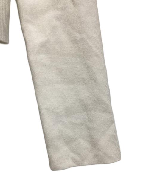 CELFORD（セルフォード）CELFORD (セルフォード) フリルニットカーディガン ホワイト サイズ:Freeの古着・服飾アイテム