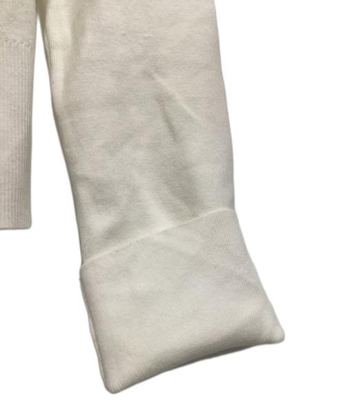 CELFORD（セルフォード）CELFORD (セルフォード) フリルニットカーディガン ホワイト サイズ:Freeの古着・服飾アイテム