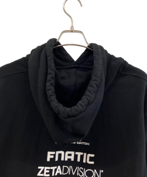 ZETADIVISION（ゼータディヴィジョン）ZETADIVISION (ゼータディヴィジョン) FNC x ZETA RGO22 HOODIE ブラック サイズ:Lの古着・服飾アイテム