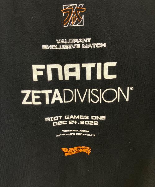 ZETADIVISION（ゼータディヴィジョン）ZETADIVISION (ゼータディヴィジョン) FNC x ZETA RGO22 HOODIE ブラック サイズ:Lの古着・服飾アイテム