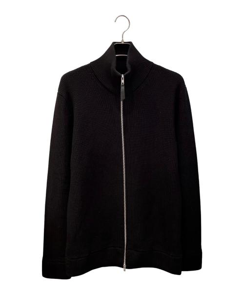 Maison Margiela（メゾンマルジェラ）Maison Margiela (メゾンマルジェラ) コットンウール7ゲージドライバーズニット ブラック サイズ:Lの古着・服飾アイテム