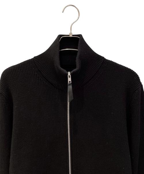 Maison Margiela（メゾンマルジェラ）Maison Margiela (メゾンマルジェラ) コットンウール7ゲージドライバーズニット ブラック サイズ:Lの古着・服飾アイテム