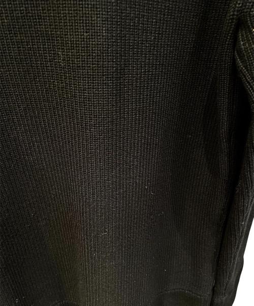Maison Margiela（メゾンマルジェラ）Maison Margiela (メゾンマルジェラ) コットンウール7ゲージドライバーズニット ブラック サイズ:Lの古着・服飾アイテム