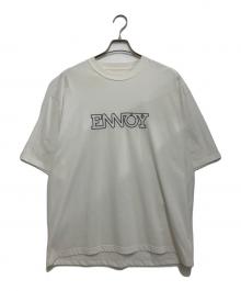 The Ennnoy Professional（ザ エンノイ プロフェッショナル）の古着「Electric Logo EMB T-Shirt」｜ホワイト