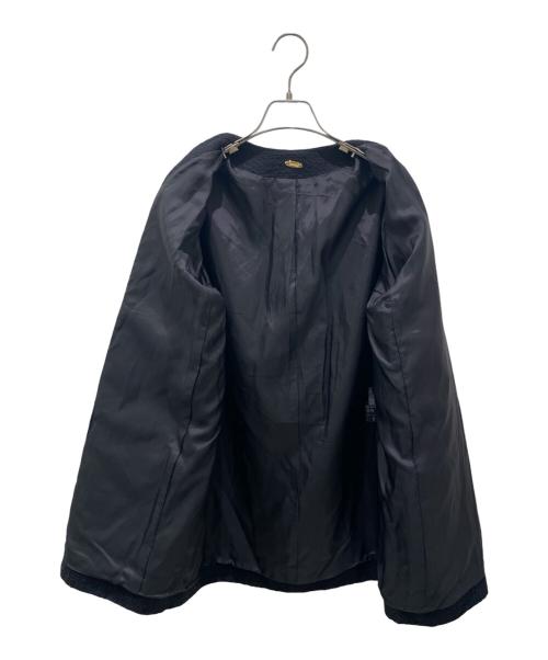 MUSE de Deuxieme Classe（ミューズ ドゥーズィエム クラス）MUSE de Deuxieme Classe (ミューズ ドゥーズィエム クラス) Chain Tweed Jacket/ツイードジャケット ブラック サイズ:FREEの古着・服飾アイテム