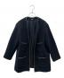 MUSE de Deuxieme Classe（ミューズ ドゥーズィエム クラス）の古着「Chain Tweed Jacket/ツイードジャケット」｜ブラック