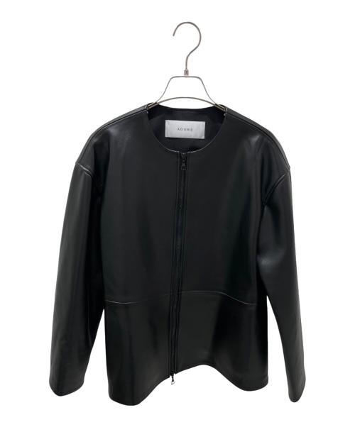 ADORE（アドーア）ADORE (アドーア) シンセティックレザージャケット ブラック サイズ:38の古着・服飾アイテム