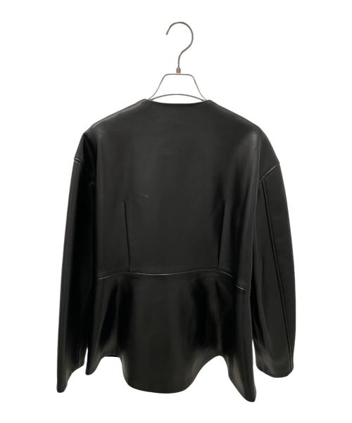ADORE（アドーア）ADORE (アドーア) シンセティックレザージャケット ブラック サイズ:38の古着・服飾アイテム