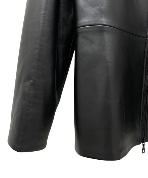 ADORE（アドーア）ADORE (アドーア) シンセティックレザージャケット ブラック サイズ:38の古着・服飾アイテム