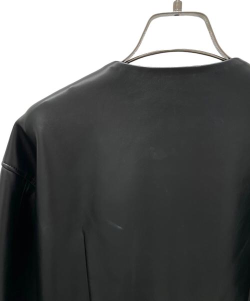 ADORE（アドーア）ADORE (アドーア) シンセティックレザージャケット ブラック サイズ:38の古着・服飾アイテム