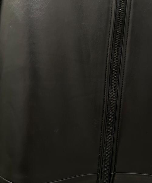 ADORE（アドーア）ADORE (アドーア) シンセティックレザージャケット ブラック サイズ:38の古着・服飾アイテム