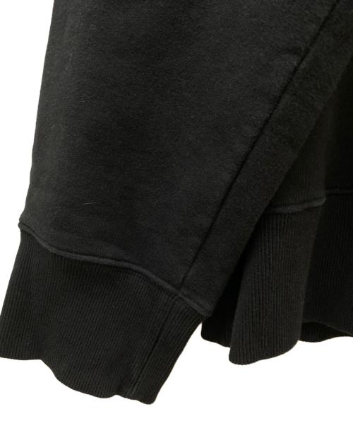 MM6 Maison Margiela（エムエムシックスメゾンマルジェラ）MM6 Maison Margiela (エムエムシックスメゾンマルジェラ) リバースロゴオーバーサイズスウェット ブラック サイズ:Lの古着・服飾アイテム